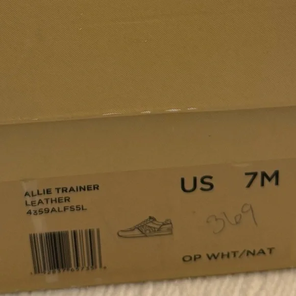 Michael Kors Ladies Allie Trainer Leather Sneakers  Animal Print Details size 7 - Picture 8 of 9